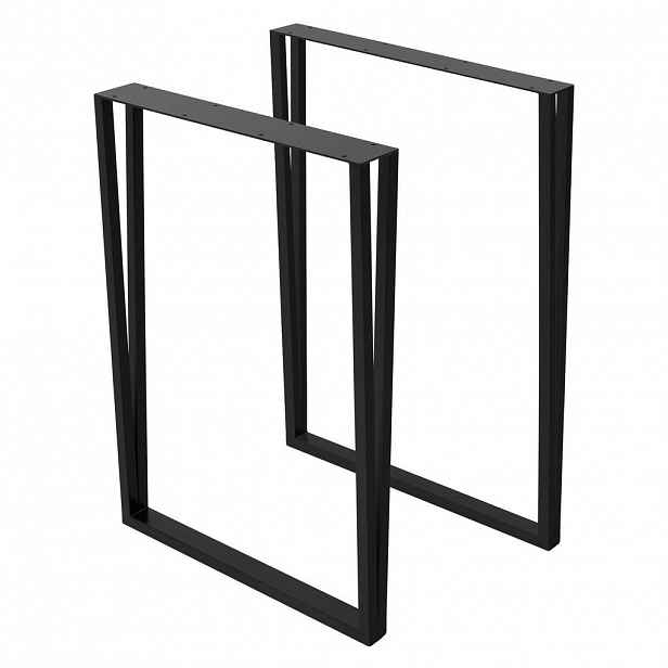 ML-DESIGN NOHY STOLU, sada 2 ks, 50 x V 71,5 cm, černé