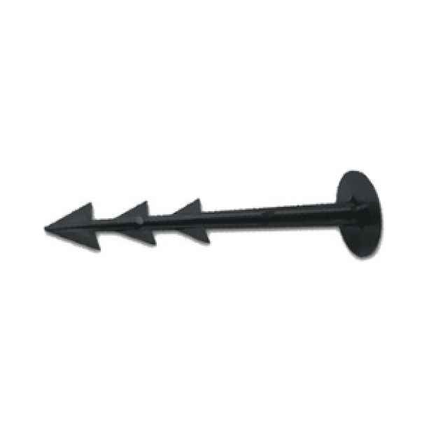 PLX Plastový kotvící kolík na agrotextílie s hroty 12,5cm - 50ks