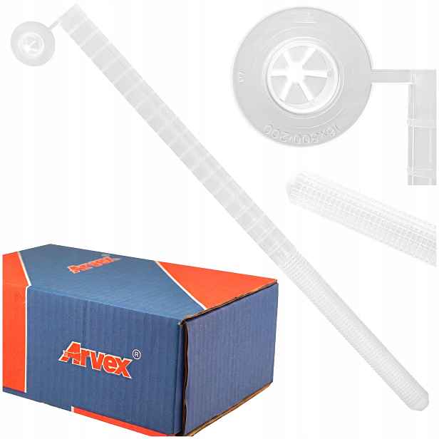 Síťové pouzdro Arvex 16 x 130-330 (M8-M10) košík, síťka pro chemickou kotvu