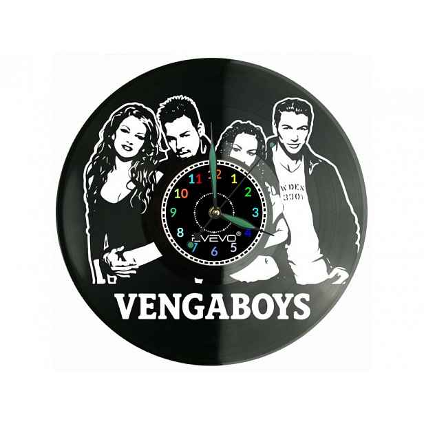 Vengaboys Dárek Originální dekorace do domu Hodiny z vinylové desky