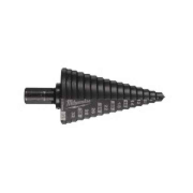 Vrták stupňovitý 6 - 35 mm 16 stupňů 86 mm Cobalt Milwaukee 48899395