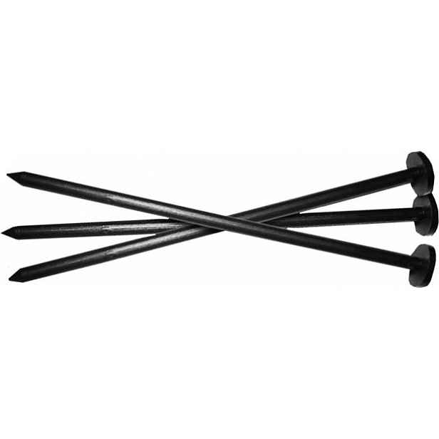 Bradas Upevňovací kotvící kolík 12cm plast černý