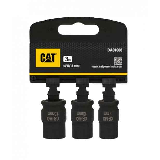 Caterpillar - 3dílná sada nástrčných klíčů DA01008
