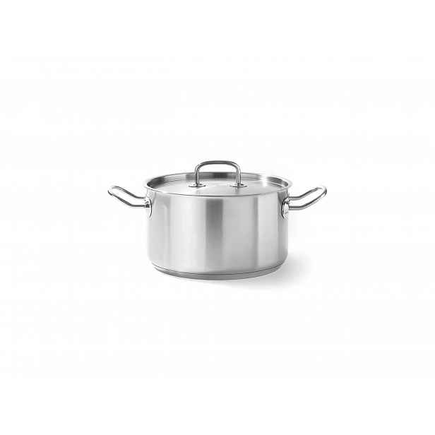 Hrnec Střední 6L 24cm Na Indukci Inox Víko