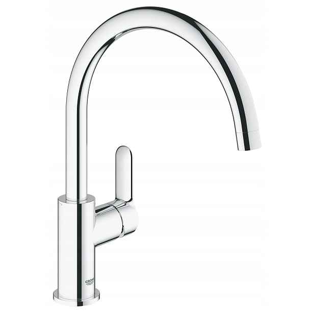 Kuchyňská stojánková baterie Grohe 1 šedá