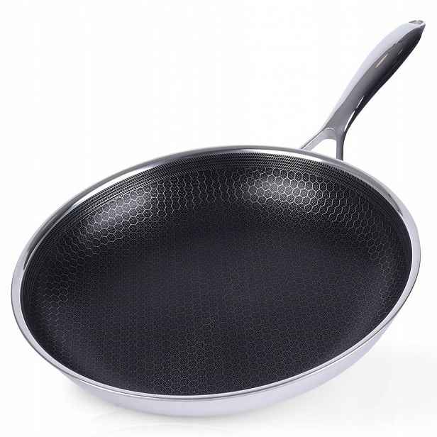 Ocelová nepřilnavá pánev na smažení Orion Cookcell Hybrid 28 cm