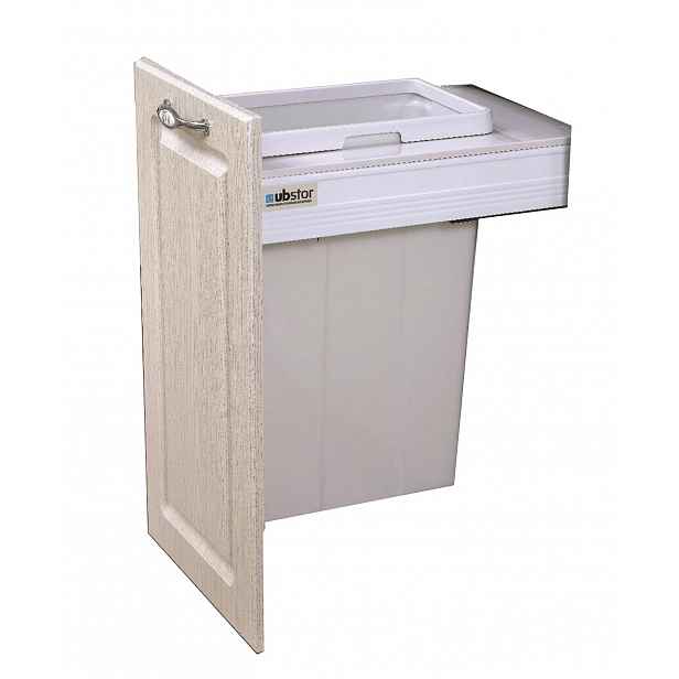 Odpadkový Koš Šedý, Upevněný Na Rámu 1x35 L