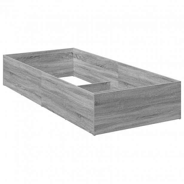 vidaXL Rám pro polohovatelnou základnu postele Šedý Sonoma 70 x 200 cm
