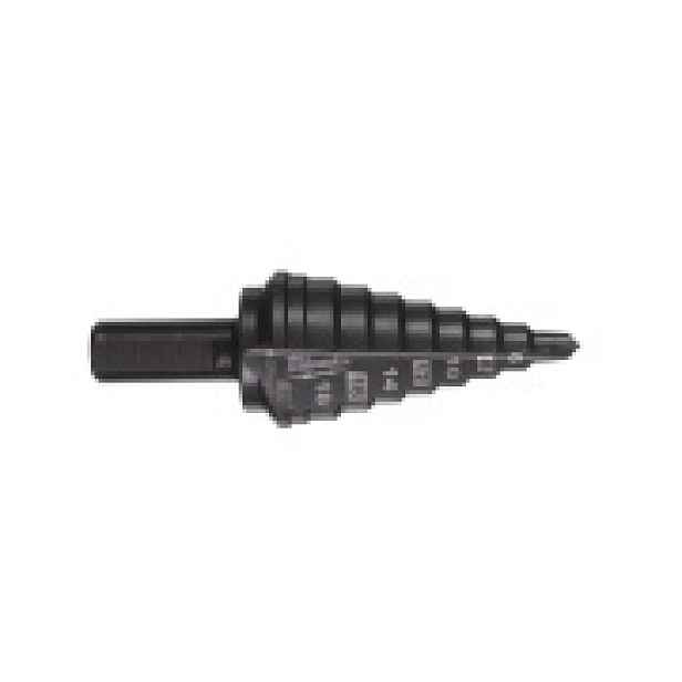 Vrták stupňovitý 4 - 20 mm 10 stupňů 62 mm Cobalt Milwaukee 48899372