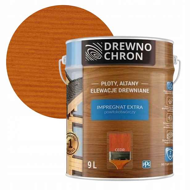 Drewnochron Impregnát Extra 9L Cedr