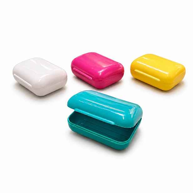 PLETATEX - Krabička na mýdlo 10x8,5x4cm plast různé barvy