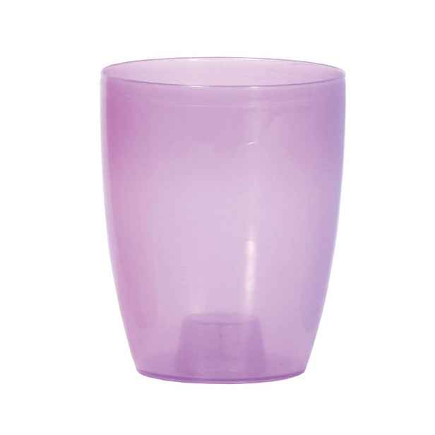 Prosperplast Květináč Coubi Orchidea fialový transparentní I mat, varianta 13,2 cm