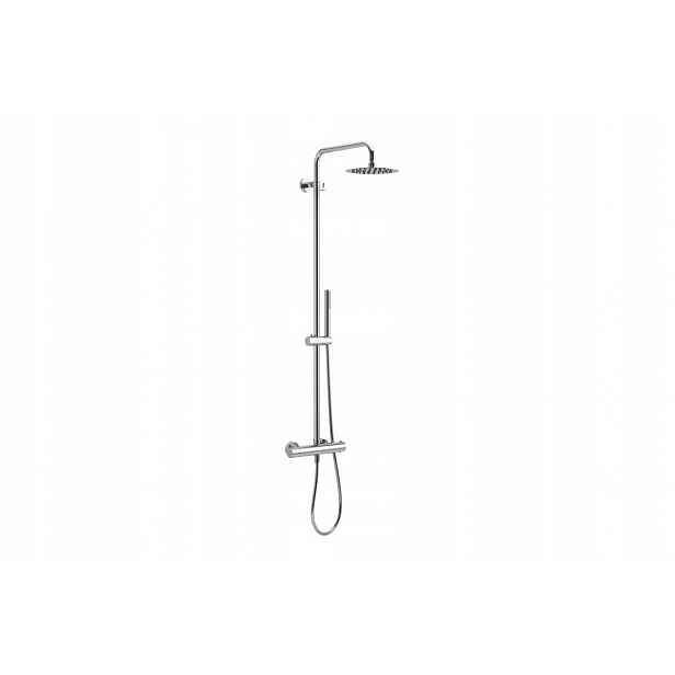 Sprchový sloup Rain Round Termo s termostatem, chromovaný design