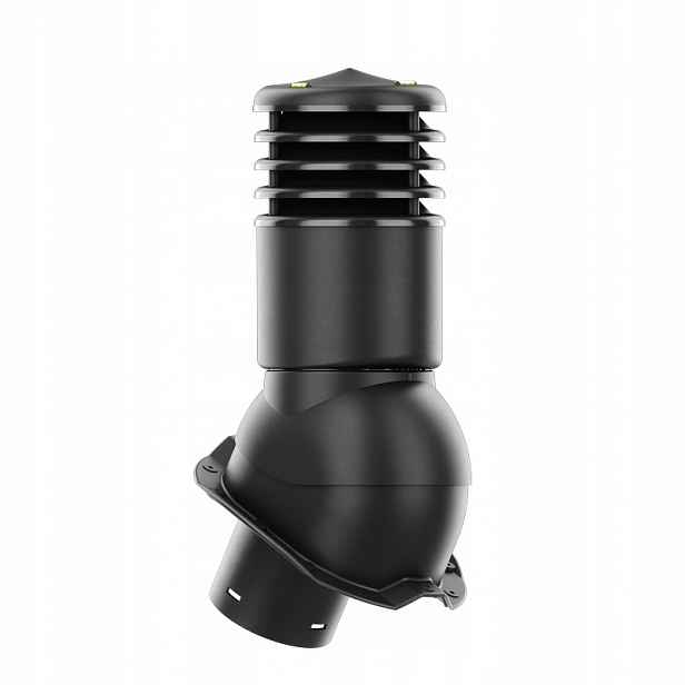Větrací komín Smartline profil T18 fi 150 mm, zateplený, černý