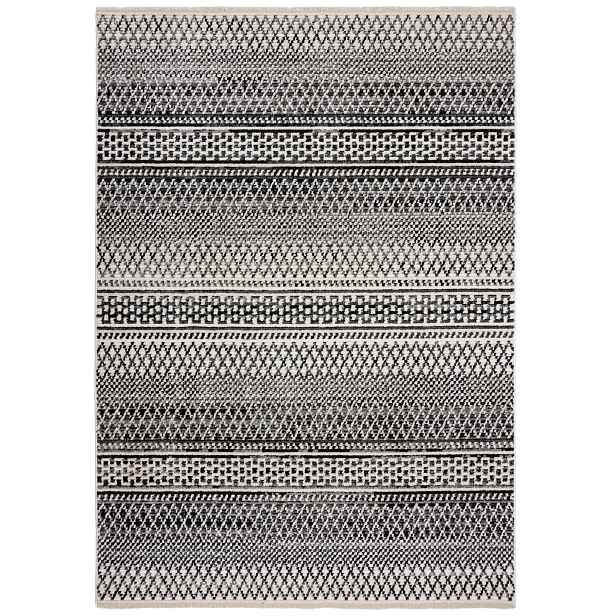 AKCE: 240x320 cm Kusový koberec Santiago Camino Black/White, černobílá, ložnice, Flair Rugs