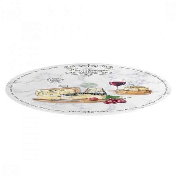 Rotační talíř "Les Fromages" ze skla, 32 cm - Easy Life