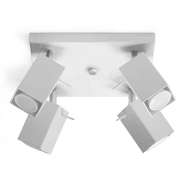 Spotová lampa Merida 4 bílá Sollux