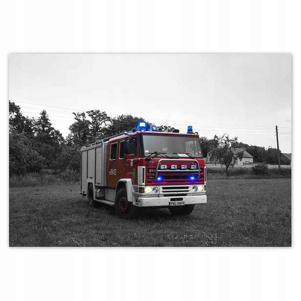Fototapety 152x104 Hasičský vůz