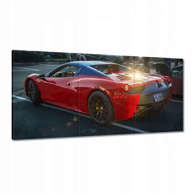 Obrazy 120x60 Červené Ferrari