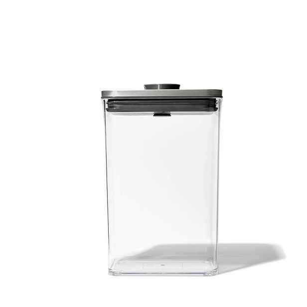 OXO Dóza na potraviny Steel POP s nerezovým víkem, obdélník, 2,6 l 3118700