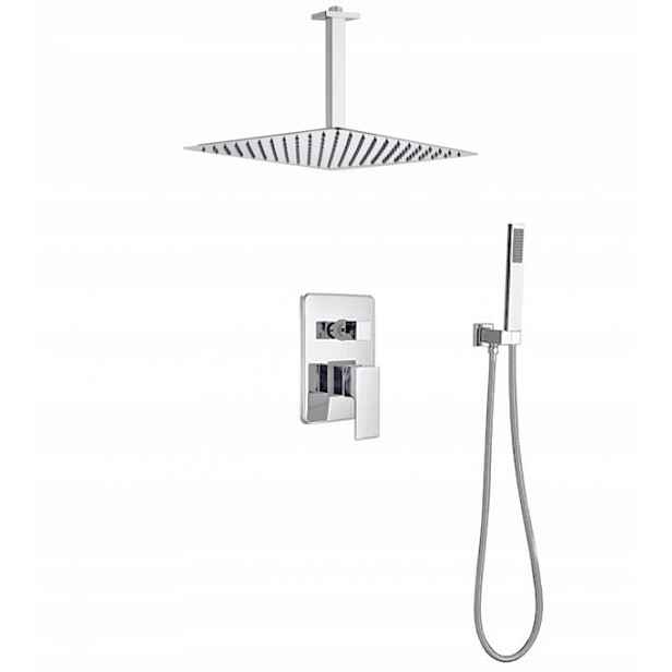 Sprchový Set Podomítkový Chrom 25 cm