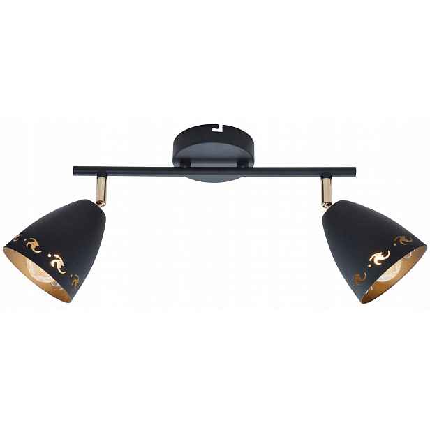 Stropní svítidlo černá 2X40W E14 Coty Candellux