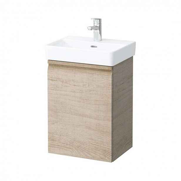 Laufen Pro S - Umyvadlová skříňka s dvířky, 42x32x58 cm, panty vlevo, světlý dub H4833010964791