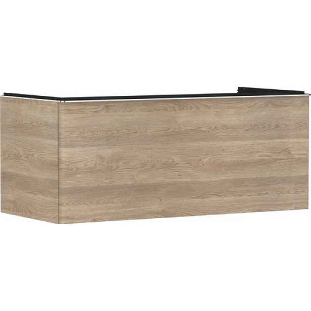Skříňka pod umyvadlo pod desku Hansgrohe Xelu Q 118x49,5x55 cm přírodní dub 54064000