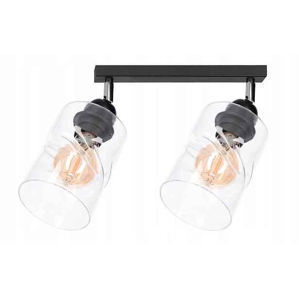 Stropní svítidlo nastavitelná spot stropní svítidlo Loft 2 skleněná lze Led
