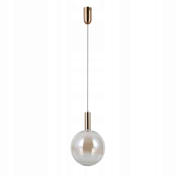 Závěsné Led svítidlo Strela Zlatá Moderní 5W Teplá bílá 120cm Regulovatelné