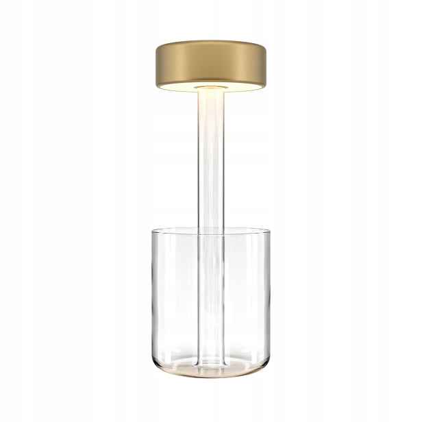 Zlatá Led stolní lampa 3W, sklo, Ai Collaboration Maytoni