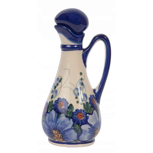 Keramická Láhev Na Olej 160 ml Keramika Styl Bolesławiec