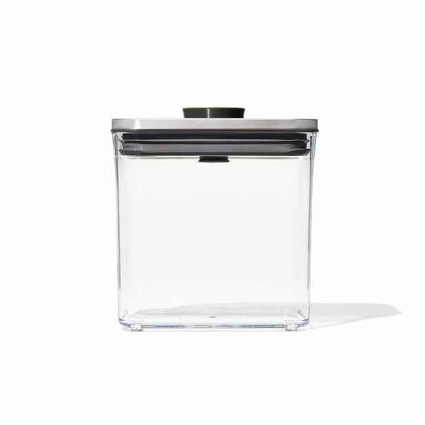 OXO Dóza na potraviny Steel POP s nerezovým víkem, obdélník, 1,6 l 3118800
