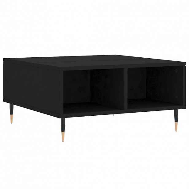 vidaXL Konferenční stolek černý 60 x 60 x 30 cm kompozitní dřevo