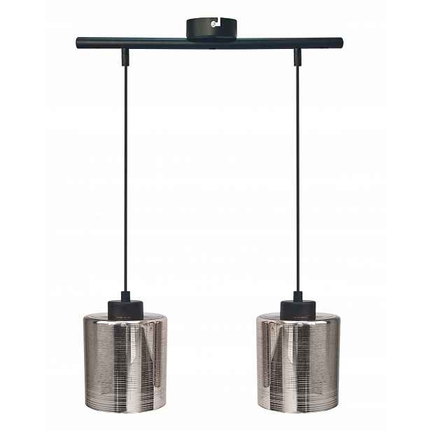 Závěsné svítidlo černé 2X60W E27 Cox Candellux