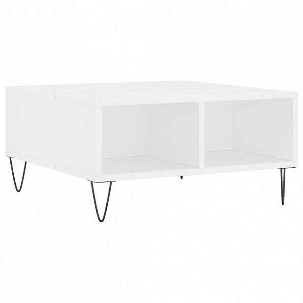 vidaXL Konferenční stolek bílý 60 x 60 x 30 cm kompozitní dřevo