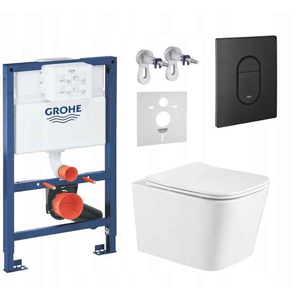 7v1 Podomítkový Wc Set Stelaz Grohe Wc Mísa Tornado Imprese Tlačítko