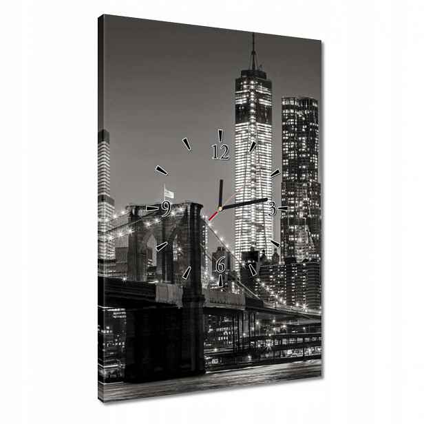 Hodiny 40x60 New York Manhattan most