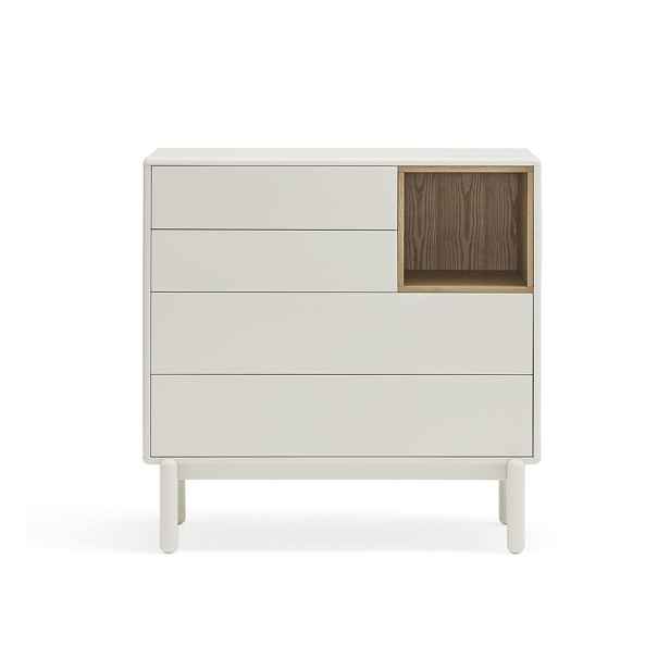 Krémová komoda 90x90x40 cm Corvo – Teulat