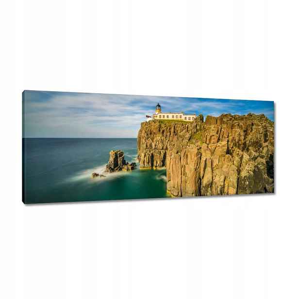 Obrazy 100x40 Maják Neist Point