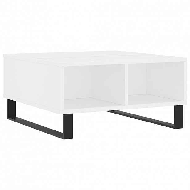 vidaXL Konferenční stolek bílý 60 x 60 x 30 cm kompozitní dřevo