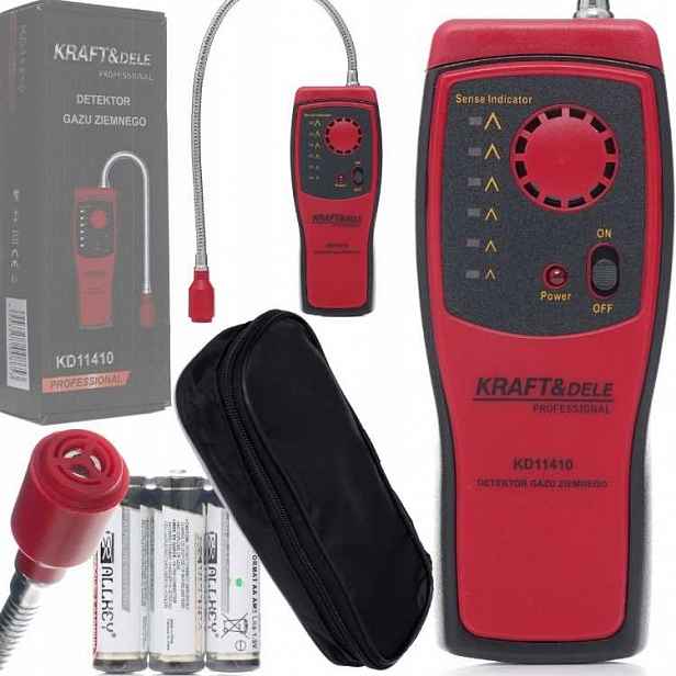 Detektor Zemního Plynu Lpg Propan Metan Kraft&dele KD11410 Sonda