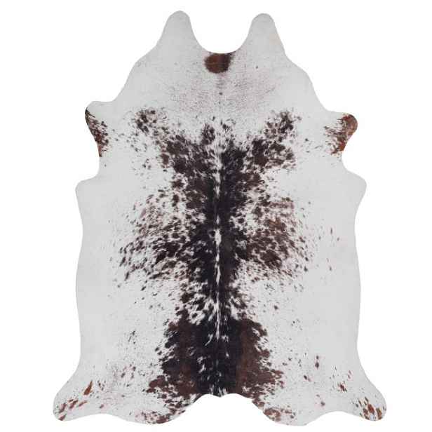 Kusový koberec Toledo 191 brown white, 155x190 tvar kožešiny, bílá, hnědá, obývací pokoj, Obsession
