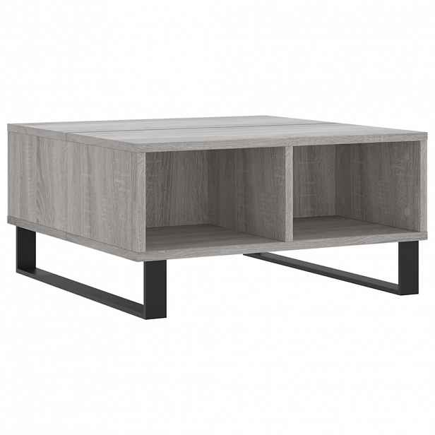 vidaXL Konferenční stolek šedý sonoma 60 x 60 x 30 cm kompozitní dřevo