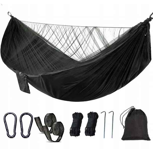 Zahradní turistická houpací síť Ultralight Moskytiéra Pikniková Do 300 kg