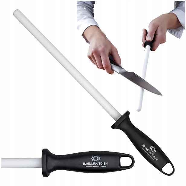 Ishimura Japonský keramický Brousek na ostření nožů 25 cm IT525