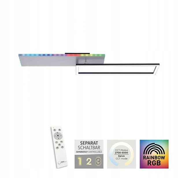 Leuchten Direkt is Just Light Led Rgb barva Cct lampa stropní svítidlo pro děti