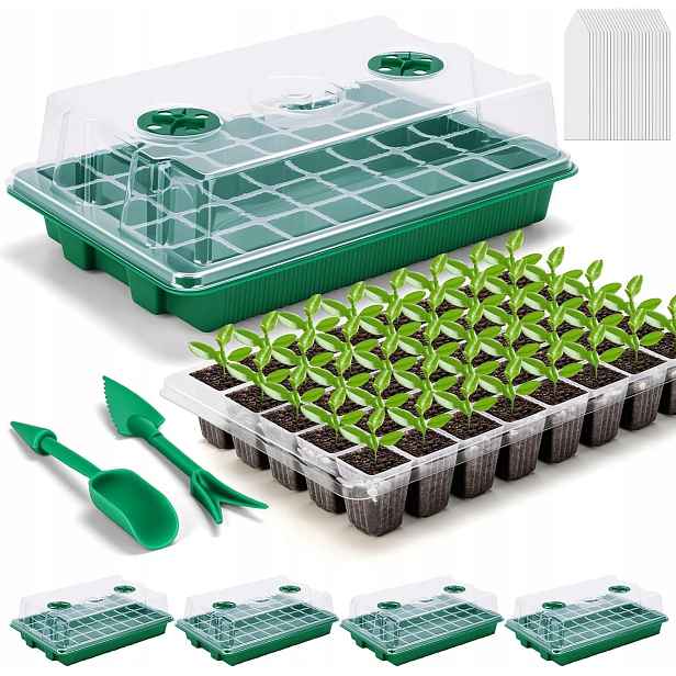 Mini skleník na sadbu 4x40 buněk Propagator Sada pro výsev semen