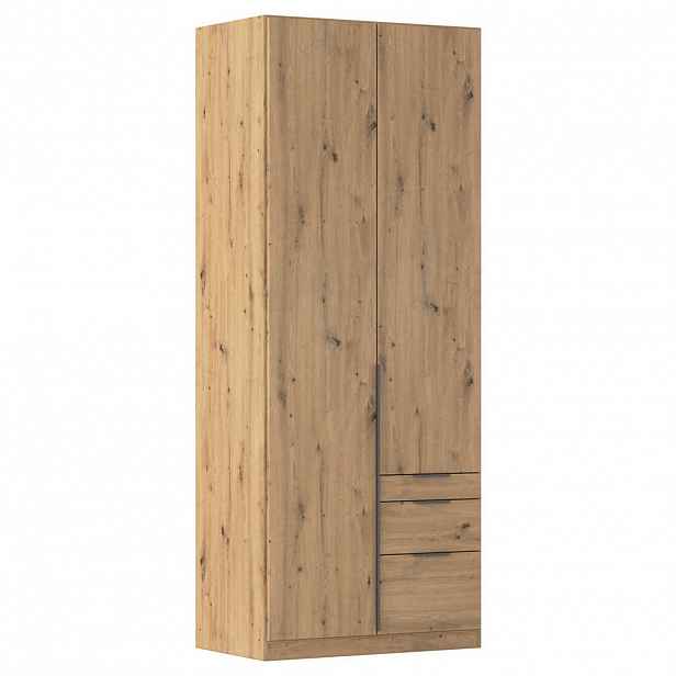 Rauch Möbel ŠATNÍ SKŘÍŇ S OTOČNÝMI DVEŘMI, dub artisan, 91/229/54 cm