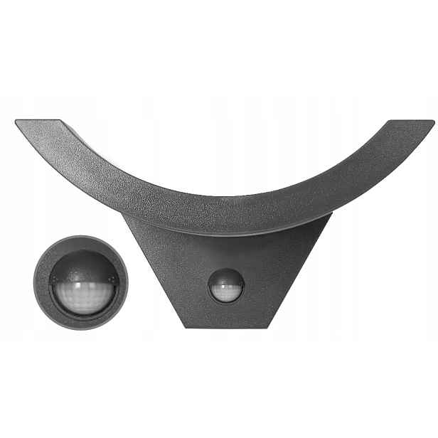 Opr.ogr.z Pir-spinel Led 10W,800lm,IP54,IK10,šedá